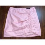 LAMARQUE X REVOLVE Aricia Leather Skirt in Orchid Pink 2 New Mini Photo 3