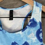 Adidas NWT Racerback Active Dress Womens S Blue Floral Tie Dye Skater Fit Tennis Photo 2