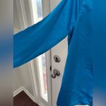 Show Me Your Mumu Felix Blazer in Blue Lux Satin Size Small NWT Photo 3