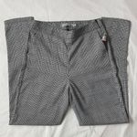 Lucy Wang Grey Plaid Cigarette Pants Photo 0