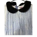 Vintage Fads‎ Denim Cottagecore Maxi Dress Modest Grunge 90s 80s Size 8 Blue Photo 4