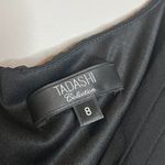 Tadashi Shoji Tadashi Collection black silk cinched evening dress Photo 2