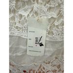 Monoreno Blouse Women Size M Boho Crochet Lace Ombre Peasant Top 3/4 Sleeve NWT Photo 5