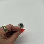 Joan Rivers Retired  Silver & Gold Tone Faceted Topaz Cable Ring Size 6.5 Photo 5