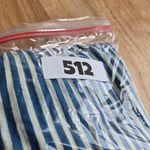 Natural Life  Tiered bohemian Tiered Blue Stripe Dress size Medium Photo 12