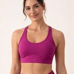 Beyond Yoga Racerback Sports Bra in Magenta Heather Size 1X Rare Photo 0
