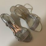 Touch of Nina Touch‎ of Nina Silver Strappy Heels Size 7 Photo 0