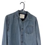 Aeropostale Women's Size Medium Denim Button Up Shacket Button Up Photo 1