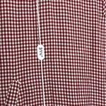 Madewell  red white t-shirt dress gingham check Photo 5