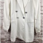 Retrofête Retrofete Ilaria Blazer Dress White Size Medium Bridal Wedding NWT Double Breast Photo 5