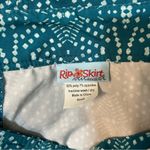 RipSkirt Length 2 Wrap Skirt Size Small Playa Ocean Geometric Print Tear Away Blue Photo 5