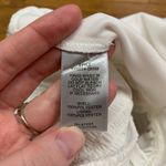 One Clothing White Ruffle Corset Cami Top Sleeveless Hook & Eye Closure NWT Photo 4