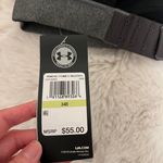 Under Armour Grey Black Sports Bra 34B NWT Photo 4