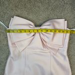 Alfred Sung  D859 Strapless Bow Column Gown Ballet Pink 8 Photo 5