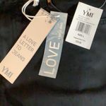 Ymi  Size 13 Classic Long Black Denim With Front Slit. New With Tags. Photo 4