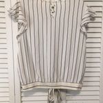 Sweet Wanderer (3 for $25) NWT  Black And White Striped Blouse Photo 4