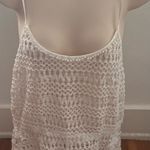 Victoria's Secret  White Crochet Cover-Up romper, size S beach sheer boho cottage Photo 5