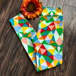 LuLaRoe BRIGHT Colorful Diamond Print Leggings Photo 2