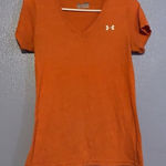 Under Armour  semi fitted heat gear orange athletic short sleeve shirt Photo 0