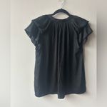 Catherine Malandrino  Black Blouse Sz M Photo 2