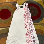 Athleta Momentum Tennis Dress White Scroll Built In Bra No Built In Shorts XS Photo 0