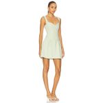 RUNAWAY THE LABEL Runaway x Revolve Bethani Mini Dress Key lime Green Girly Stretch Crepe S Photo 6