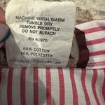 Vintage Shirt Dress Red & White Stripe EJM Ltd Size 11 Photo 8