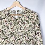 Urban Outfitters UO Floral Rachele Tiered Ruffle Long Sleeve Boho Dress S Photo 3