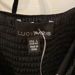 Lucy Paris  Valvet Helena Wrap size M so beautiful color black Photo 3