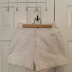 Anchor Blue  Women's White Jean Shorts Photo 2