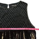 BABEYOND Flapper Dress XL Long Fringe Showgirl Dress Roaring 20s Sequins Beaded Black Photo 6