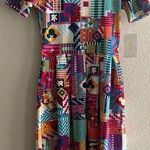 LuLaRoe NWT Disney Abstract Art Minnie & Mickey Mouse Colorful Amelia Small Photo 0