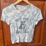 Aerie  Blue Tie-Dye Short Sleeve Tee Photo 0