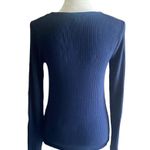 J.Crew -NAVY BLUE RIBBED SWEATER Photo 3