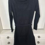 Joyce Leslie  black sweater dress with belt size medium Photo 1