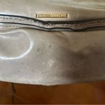 Rebecca Minkoff Grey Vanity Large Leather Saddle Bag Crossbody Purse Photo 12