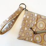 Maruca Boulder Beetle Beige Tapestry Wristlet Wallet New! Boho Festival Woven‎ Tan Photo 5