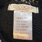 Cocogio Southwestern Print Hooded Poncho Black Size undefined Photo 6