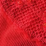 Peter Nygard Beaded eyelet crochet flower lace tank top slight scoop neck Photo 5