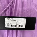 Motel Rocks Gaval Mini Babydoll Dress Satin Rose Lilac Dress lavender medium nwt Photo 5