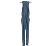 Juicy Couture Chambray Jumpsuit Jogger Sleeveless Racerback Casual Size XS Photo 5
