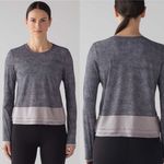 Lululemon Sole Training Long Sleeve Top UV Protection Sea Spray Alpine Photo 1