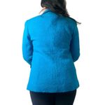 BICE Vintage Electric Blue & Gold Blazer Size 8 Petite Short Photo 4