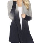 Barefoot Dreams Black & Tan Ombre Cozychic Lite Calypso Wrap Waterfall Cardigan Photo 1