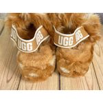 UGG NWOT  Oh Yeah Spots Slipper 1118165 Natural Real Lamb Fur Women's Size 9 Photo 3