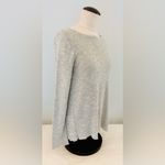 Abercrombie & Fitch Beige Long Sleeve Split Black Top size Small Photo 10