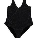 Wild Fable NWT Metallic Shimmer Bodysuit - Black - Large Photo 1