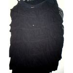 Theory New Womens NWT Dress 12 Black Designer Silk Ruffles Tiered Adjust Straps Photo 5