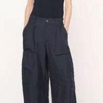 Vince  Drop-Waist Wide-Leg Cargo Pant Sz 14 Photo 0