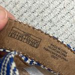 Toms  Sienna Diamond Print Woven Crisscross Strap Cork Wedge Sandals Size 8.5 Photo 10